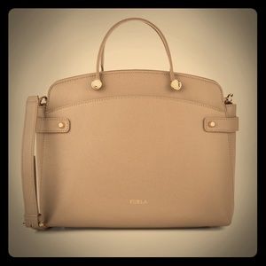 FURLA Medium Tote gray color
